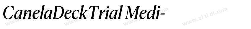 CanelaDeckTrial Medi字体转换 CanelaDeckTrial Medi字体转换